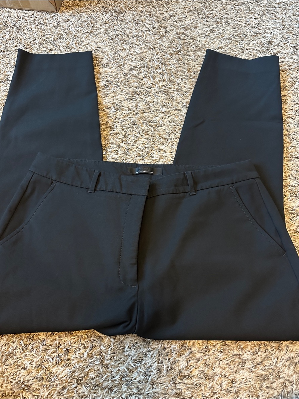 White House black market size 14 Black Stretch Dress Pants Elle cut